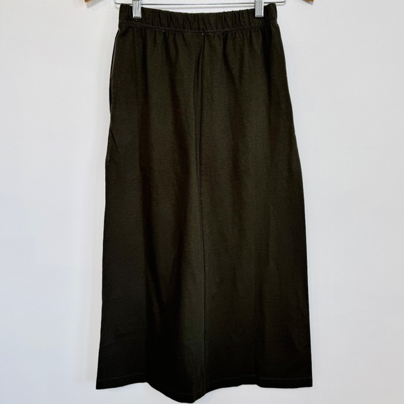 NWOT FEAR OF GOD Essentials Logo-patch Straight Midi Skirt 100% Cotton, Size XS - Picture 4 of 9